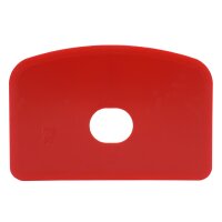 Schlesinger Teigschaber klein mit Loch - rot