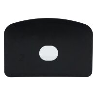 Schlesinger Teigschaber klein mit Loch - schwarz