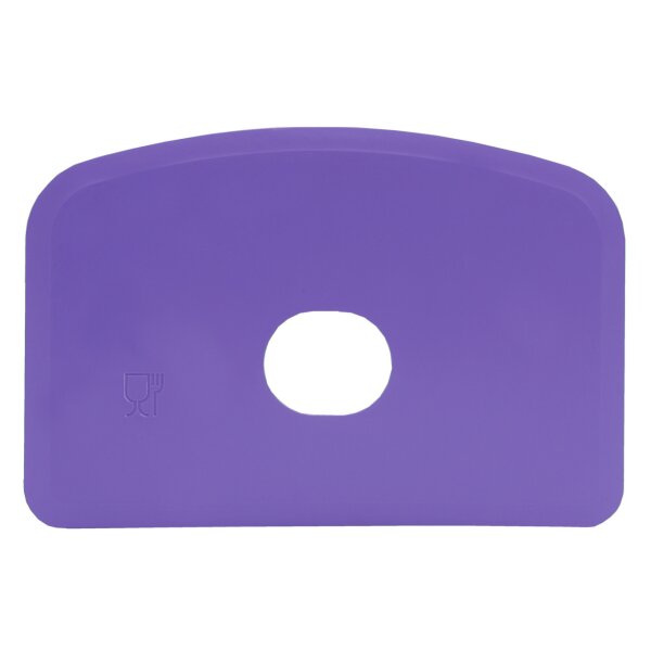 Schlesinger Teigschaber klein mit Loch - violett