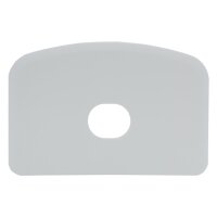 Schlesinger Teigschaber klein mit Loch - weiß