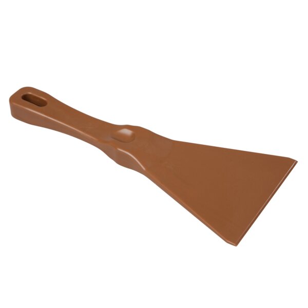 Spachtel - PP mit Hängeloch - 75 mm - braun