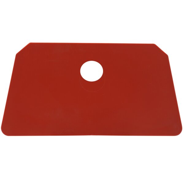 Schaber Schlesinger groß mit Loch - rot