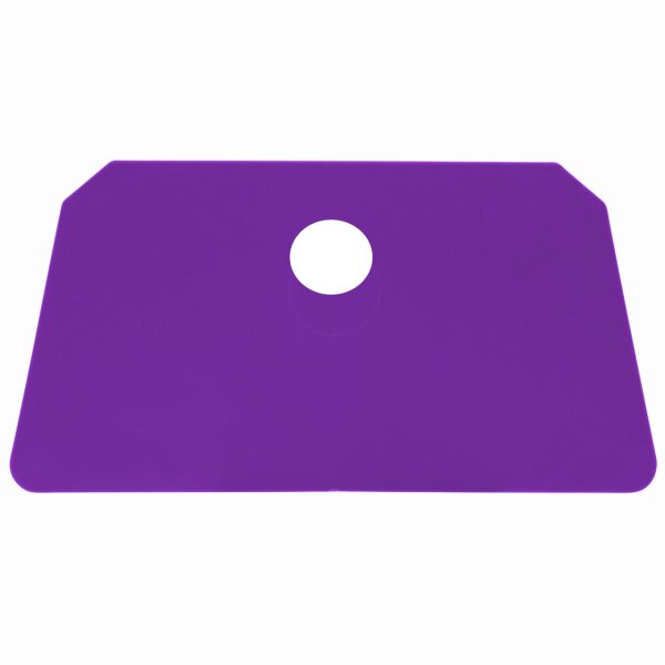 Schaber Schlesinger groß mit Loch - violett
