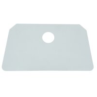 Schaber Schlesinger groß mit Loch - weiß