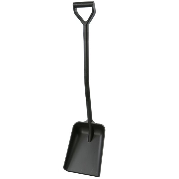 Einteilige Schaufel kurz - 330 x 380 mm - schwarz