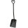 Einteilige Schaufel kurz - 330 x 380 mm - schwarz