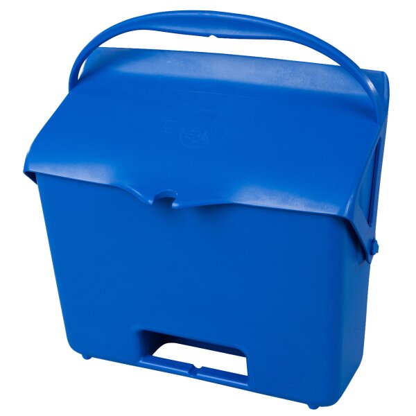 Kehrschaufel mit Griff - blau