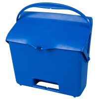 Kehrschaufel mit Griff - blau