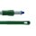 Ergonomischer Glasfaser-Stiel - 1300 mm - grün