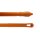 Ergonomischer einteil. Kunststoff-Stiel - 1300 mm - orange