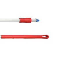 Ergonomischer Alu-Stiel - 1300 mm - rot