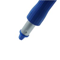 Aluminium-Stiel - 1300 mm - blau