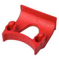 Halterung dia. 22-30 mm - rot