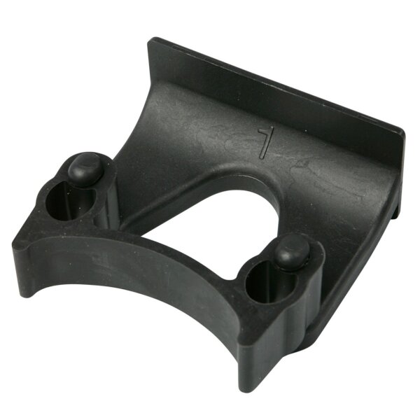 Halterung dia. 22-30 mm - schwarz