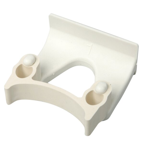 Halterung dia. 22-30 mm - weiß