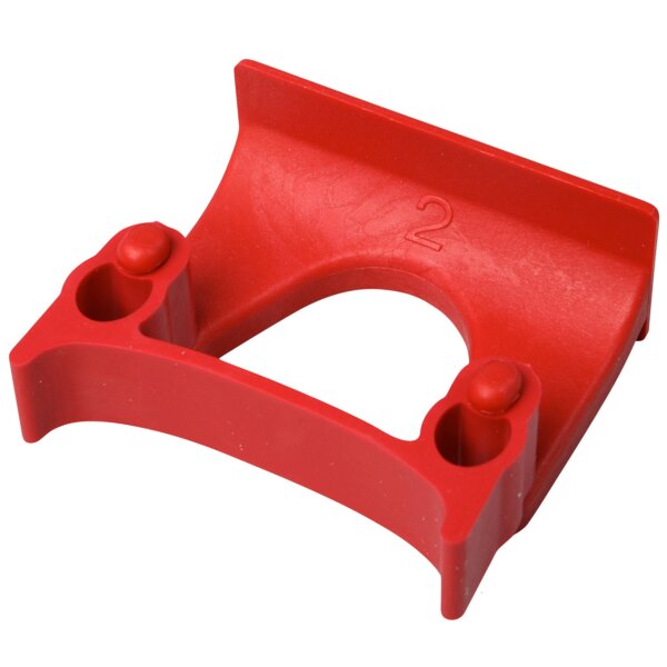 Halterung dia. 30-38mm - rot