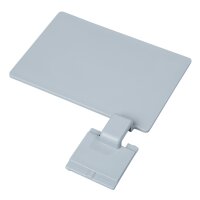 Beschriftungsschild für Wandschiene 110 x 75 mm - grau