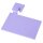 Beschriftungsschild für Wandschiene 110 x 75 mm - violett