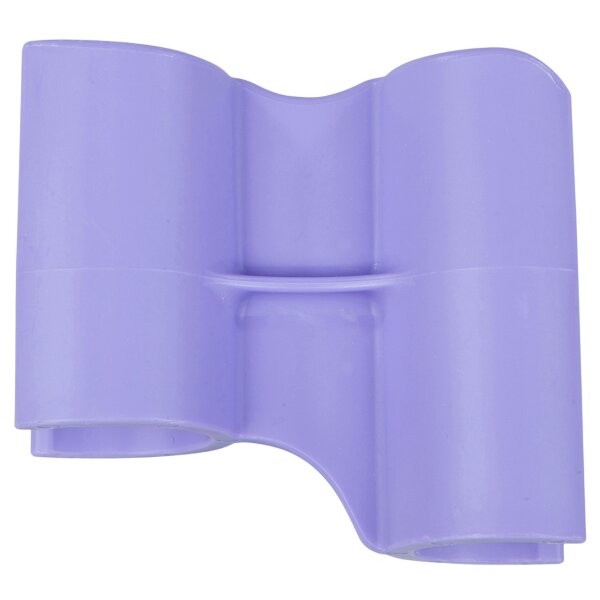 Clip für Kehrbehälter - violett