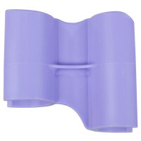 Clip für Kehrbehälter - violett