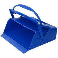 Kehrbehälter mit Stiel-Arretierfunktion - blau