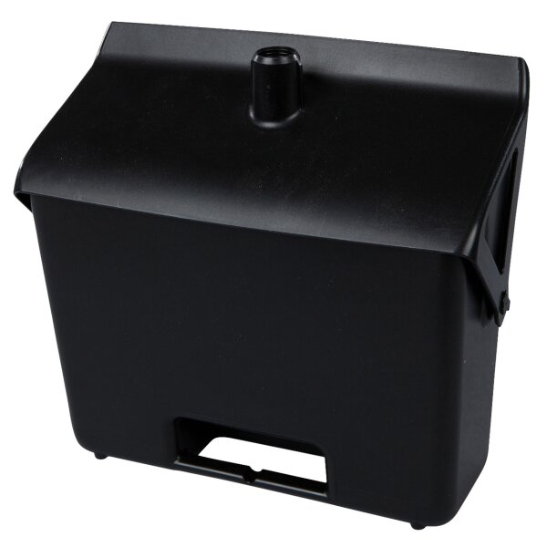 Kehrbehälter mit Stiel-Arretierfunktion - schwarz