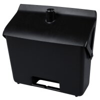 Kehrbehälter mit Stiel-Arretierfunktion - schwarz